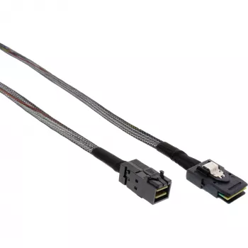 Cable Mini SAS HD InLine SFF-8643 a SFF-8087 con Sideband 0,5 m