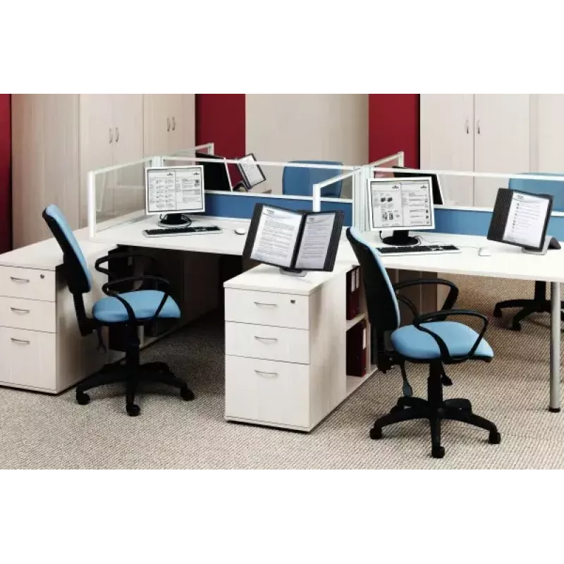 Expositor giratorio de documentos Durable Sherpa Style Table 10 soporte de escritorio para 10 paneles A4