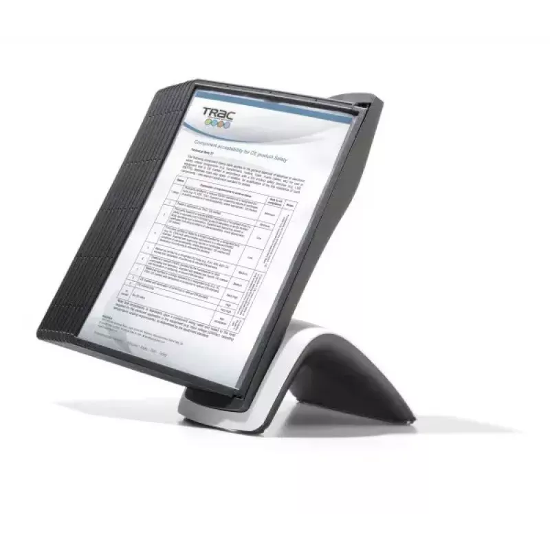 Expositor giratorio de documentos Durable Sherpa Style Table 10 soporte de escritorio para 10 paneles A4
