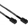 Cable Mini SAS HD InLine SFF-8643 a SFF-8643 con Sideband 0,5 m