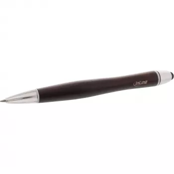 InLine woodpen, lápiz táctil + bolígrafo, nogal/metal