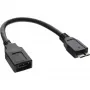 Cable adaptador OTG InLine Micro USB 3.0 conector Micro-B macho a conector USB Type-A hembra 0,15 m