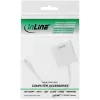 Adaptador InLine Mini DisplayPort macho / DVI-D 24+1 hembra blanco, 0,15 m