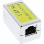 Adaptador crossover InLine Cat.5e directo a crossover 2x conector hembra RJ45 apantallado