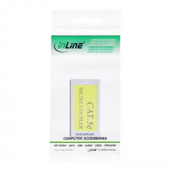 Adaptador crossover InLine Cat.5e directo a crossover 2x conector hembra RJ45 apantallado