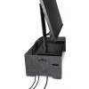 Soporte para monitor Durable 508158 de sobremesa 10 kg de capacidad de carga regulable en altura