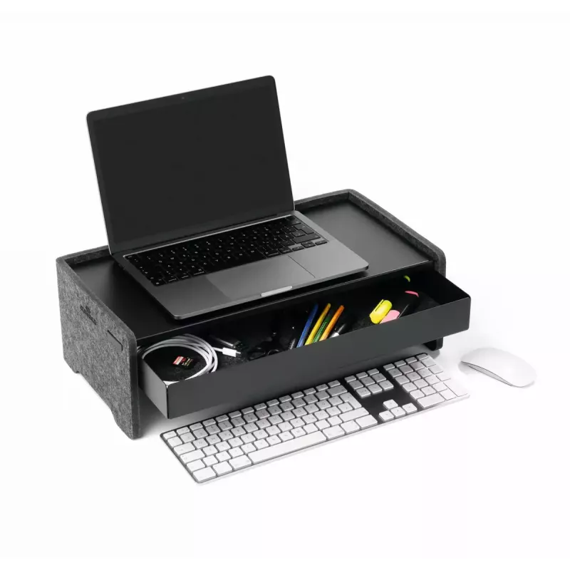 Soporte para monitor Durable 508158 de sobremesa 10 kg de capacidad de carga regulable en altura