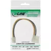 Adaptador de cable de alimentación para placa base InLine 5,25 pulgadas / 4 pines 12V 0,20 m