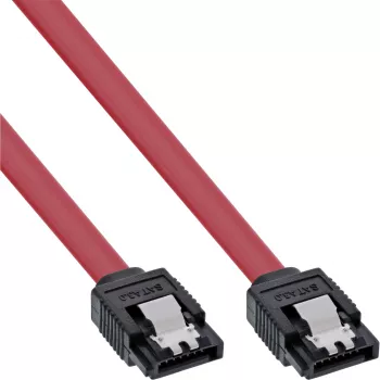 Cable SATA 6 Gb/s InLine con clips 0,75 m