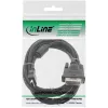 InLine cable HDMI-DVI conector macho 19 pines / conector macho 18+1 + núcleo de ferrita negro 0,5m