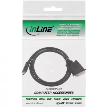 InLine cable HDMI-DVI conector macho HDMI / conector macho DVI 18+1 negro 1,5m