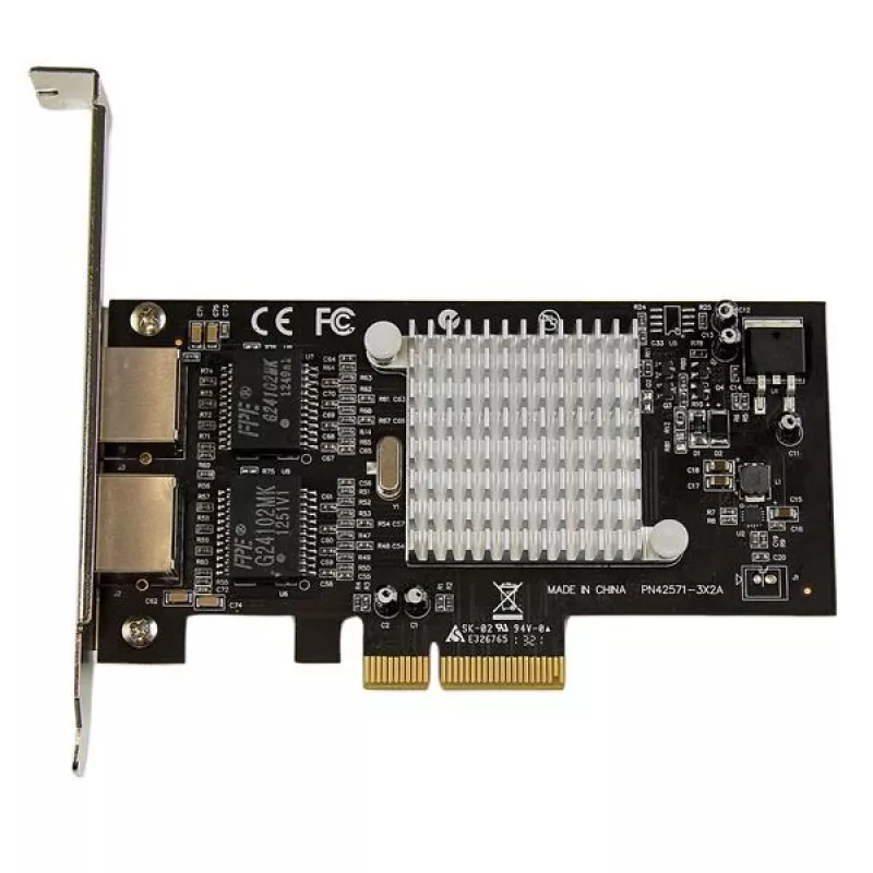 StarTech.com tarjeta de red adaptador de servidor Gigabit Ethernet de doble puerto PCI Express (PCIe x4) – Intel i350 NIC