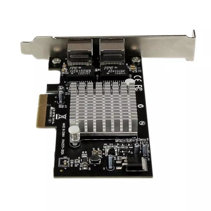 StarTech.com tarjeta de red adaptador de servidor Gigabit Ethernet de doble puerto PCI Express (PCIe x4) – Intel i350 NIC