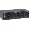 Conmutador KVM de sobremesa InLine 63654I 4 puertos doble monitor DP 1.2 4K USB 3.0 Audio