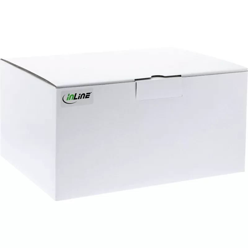 Conmutador KVM de sobremesa InLine 63654I 4 puertos doble monitor DP 1.2 4K USB 3.0 Audio