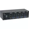 Conmutador KVM de sobremesa InLine 62654I 4 puertos doble monitor HDMI 4K USB 3.0 Audio