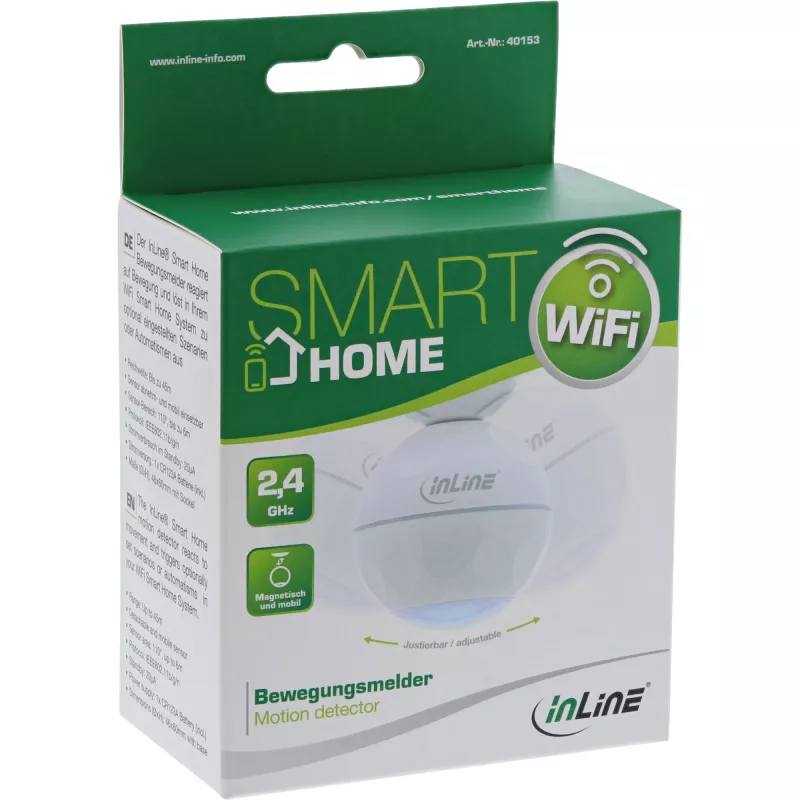 Detector de movimiento InLine Smart Home 40153