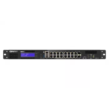 QNAP QGD-1600 Gigabit Ethernet gestionado (10/100/1000) 1U negro, gris