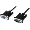 StarTech.com cable módem nulo serie DB9 RS232 de 1m negro H/M