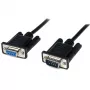 StarTech.com cable módem nulo serie DB9 RS232 de 1m negro H/M