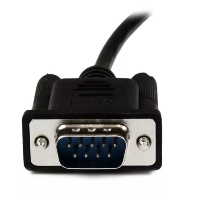 StarTech.com cable módem nulo serie DB9 RS232 de 1m negro H/M