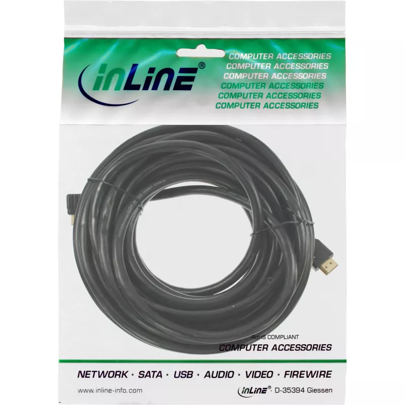 InLine cable HDMI Mini High Speed conector Type-A macho / conector Type-C macho dorado 0,3m