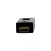 InLine cable HDMI High Speed con Ethernet, AM/DM, extraplano negro/dorado, 0,3 m