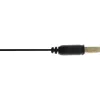 InLine cable plano Micro USB 2.0 USB A / Micro-B, negro/dorado, 0,3 m