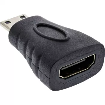 InLine adaptador HDMI, , conector hembra HDMI A / conector macho HDMI C, 4K/60Hz, dorado