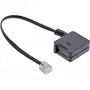 InLine cable adaptador TAE conector RJ11 6P4C macho a conector hembra TAE-F alemán 0,2 m