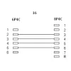 InLine cable modular RJ45 8P4C / RJ11 6P4C conector macho/macho 3m