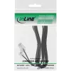 InLine cable modular RJ45 8P4C / RJ11 6P4C conector macho/macho 3m