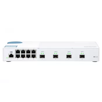 QNAP QSW-M408S Switch de red gestionado L2 Gigabit Ethernet (10/100/1000) Blanco