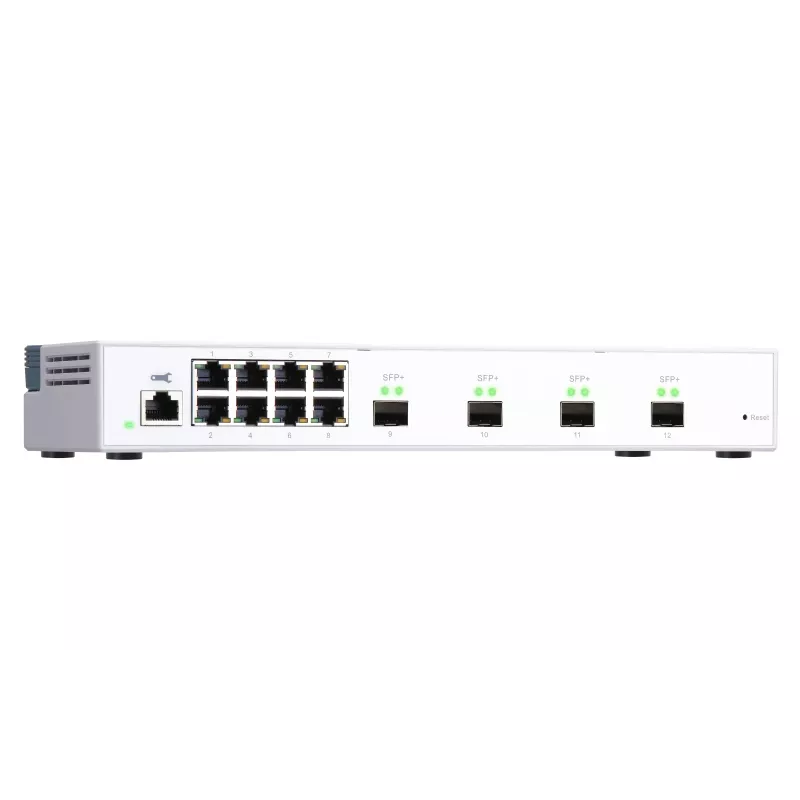QNAP QSW-M408S Switch de red gestionado L2 Gigabit Ethernet (10/100/1000) Blanco