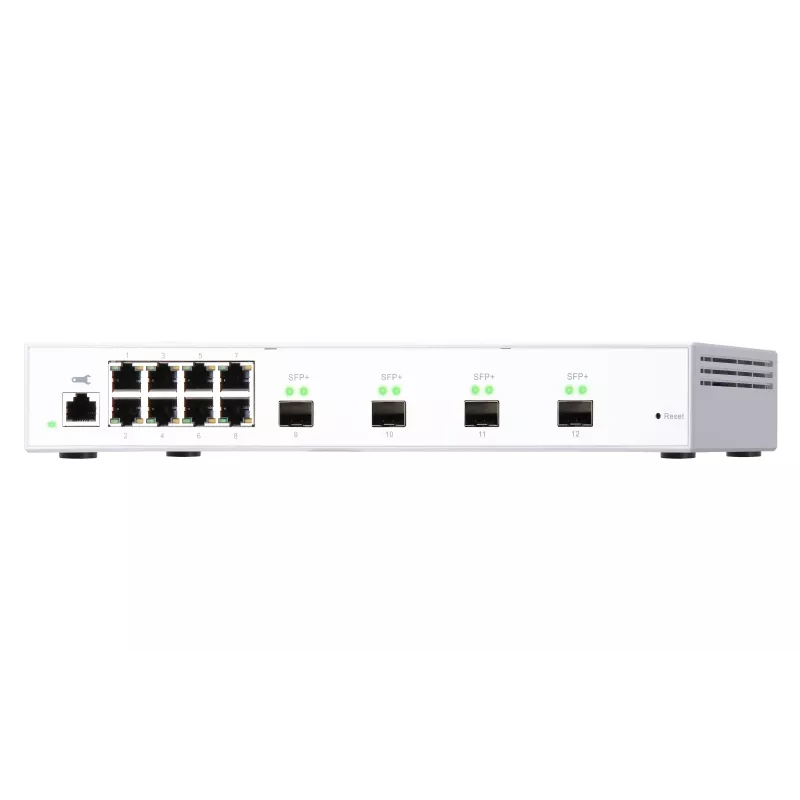 QNAP QSW-M408S Switch de red gestionado L2 Gigabit Ethernet (10/100/1000) Blanco