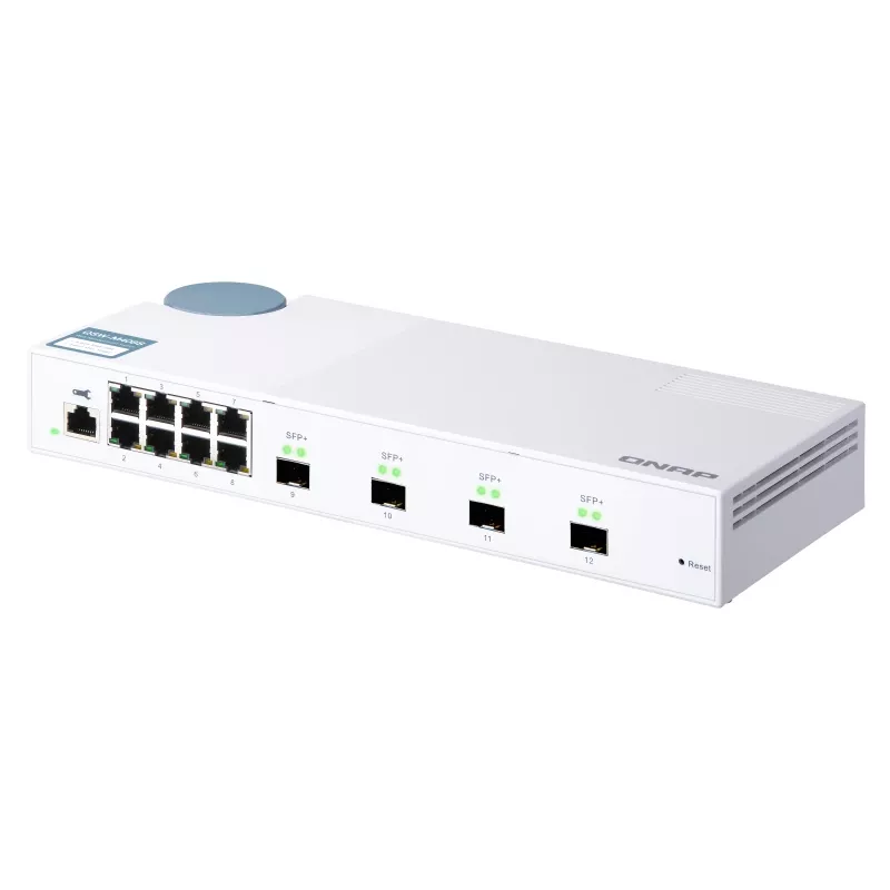 QNAP QSW-M408S Switch de red gestionado L2 Gigabit Ethernet (10/100/1000) Blanco