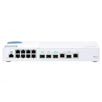 QNAP QSW-M408-2C Switch de red gestionado L2 10G Ethernet (100/1000/10000) Blanco