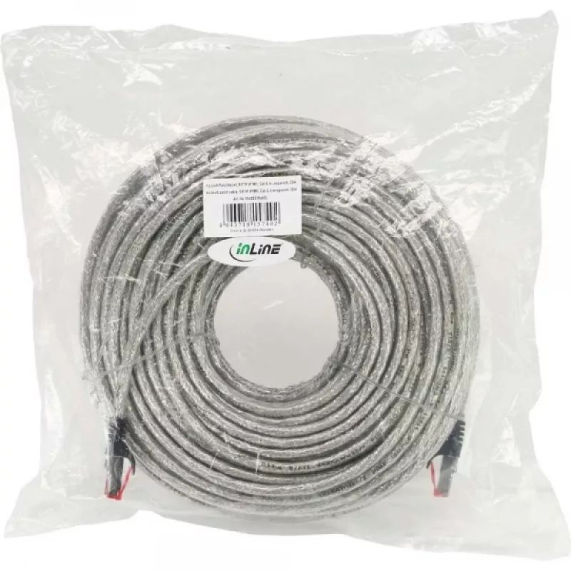 Cable de red S/FTP PiMF Cat.6 250MHz PVC cobre transparente 50m InLine