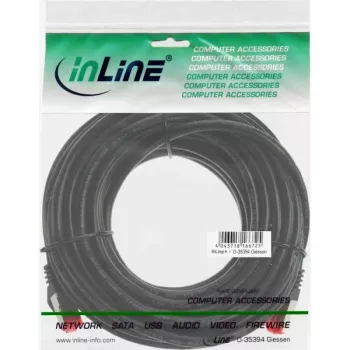 Cable de red S/FTP PiMF Cat.6 250MHz PVC cobre negro 50m InLine