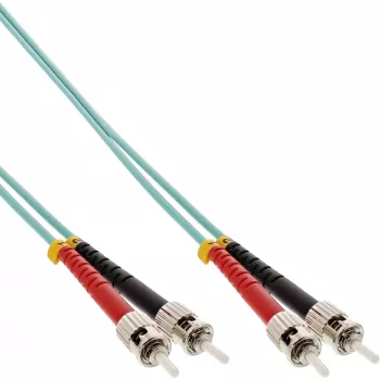 Cable de fibra óptica dúplex ST/ST InLine 50/125µm OM3 3m