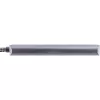 Hub USB 3.2 InLine, USB-C a 4x USB A 10 Gb/s, aluminio, gris