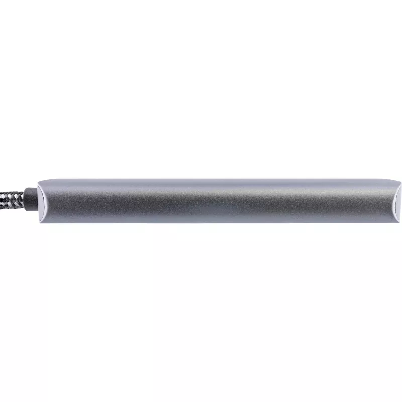 Hub USB 3.2 InLine, USB-C a 4x USB A 10 Gb/s, aluminio, gris