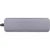 Hub USB 3.2 InLine, USB-C a 4x USB A 10 Gb/s, aluminio, gris