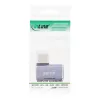 Adaptador USB4 InLine, conector macho/hembra USB-C en ángulo derecha/izquierda, aluminio, gris