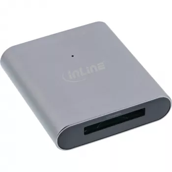 Lector de tarjetas InLine USB 3.2 USB-C o USB-A, para tarjetas CFexpress tipo B