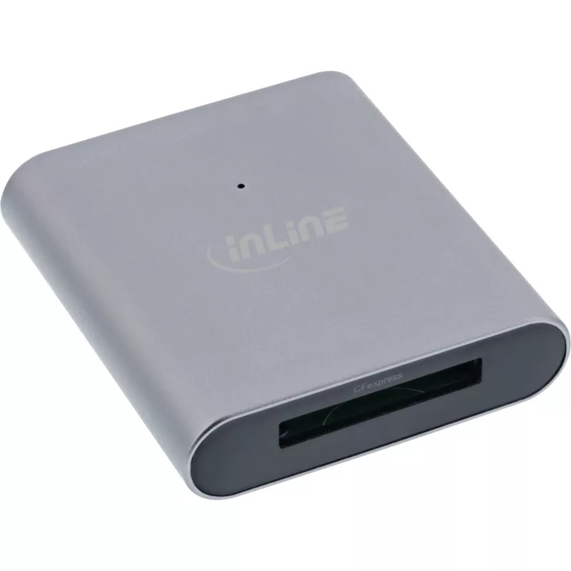 Lector de tarjetas InLine USB 3.2 USB-C o USB-A, para tarjetas CFexpress tipo B