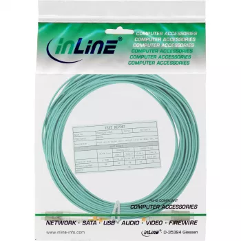 Cable de fibra óptica dúplex LC/LC InLine 88547O 50/125µm OM3 7,5m