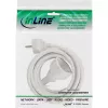 Cable alargador de corriente InLine 16402W 2 m blanco