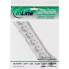 Regleta de enchufes InLine 16463W 6 tomas Schutzkontakt CEE 7/3 blanca 3 m