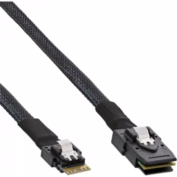 Cable SAS slim InLine, SFF-8654 a Mini SAS SFF-8087, 12 Gb/s, 0,5 m